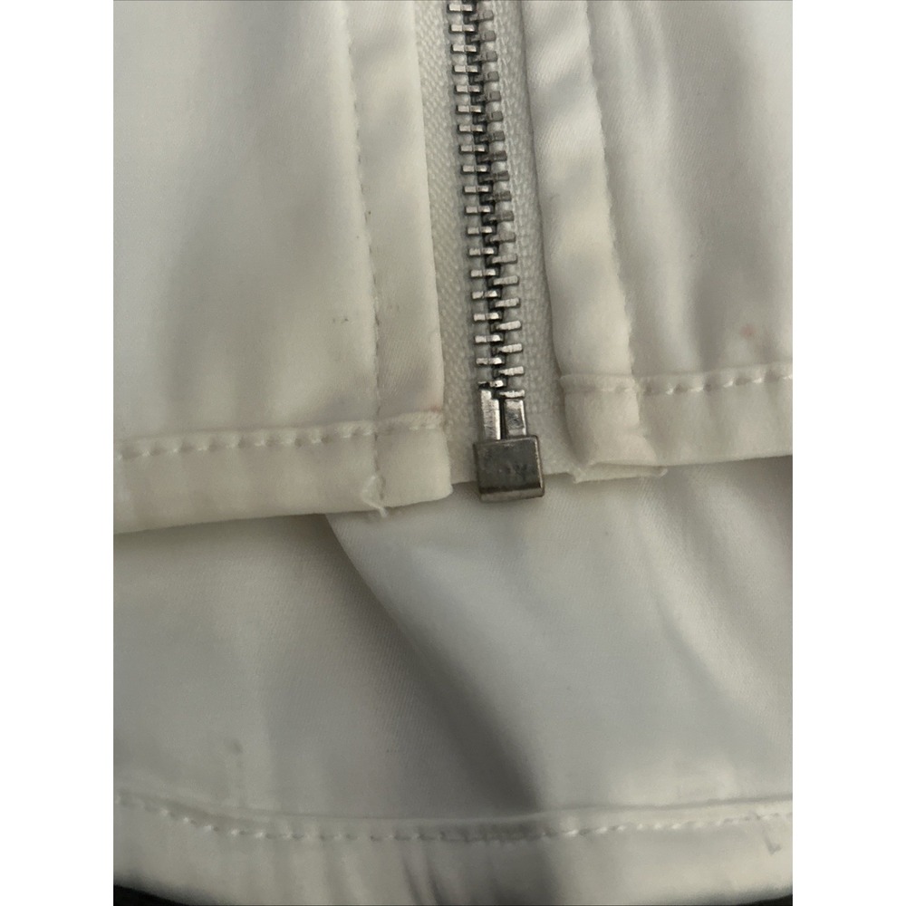MADRAG White Corset Bustier Crop Top Women's Zip Size S Front‎ Clubwear Festival - Picture 6 of 6
